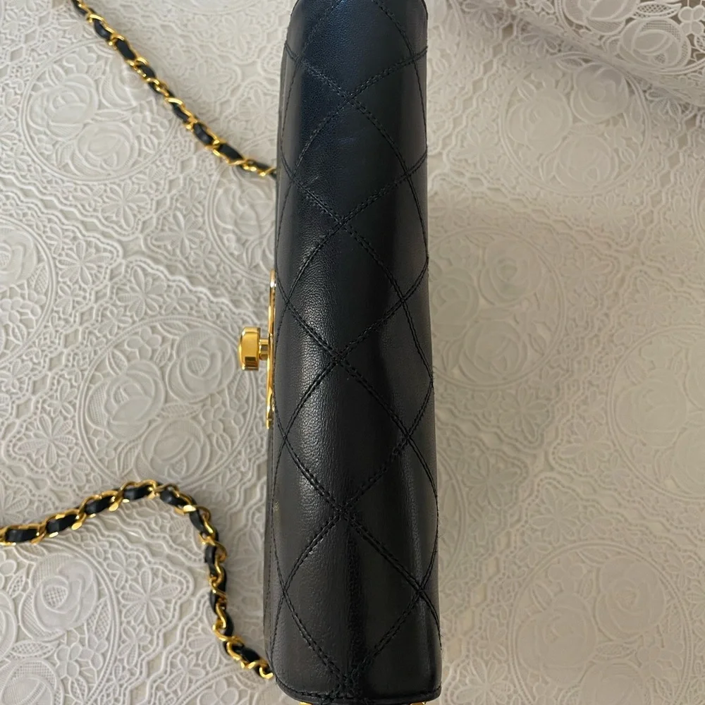 SOLD Chanel XL CC Single Flap Bag Vintage - Picture 6 of 14